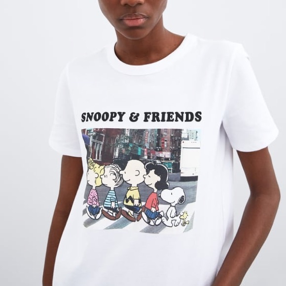 friends t shirt zara